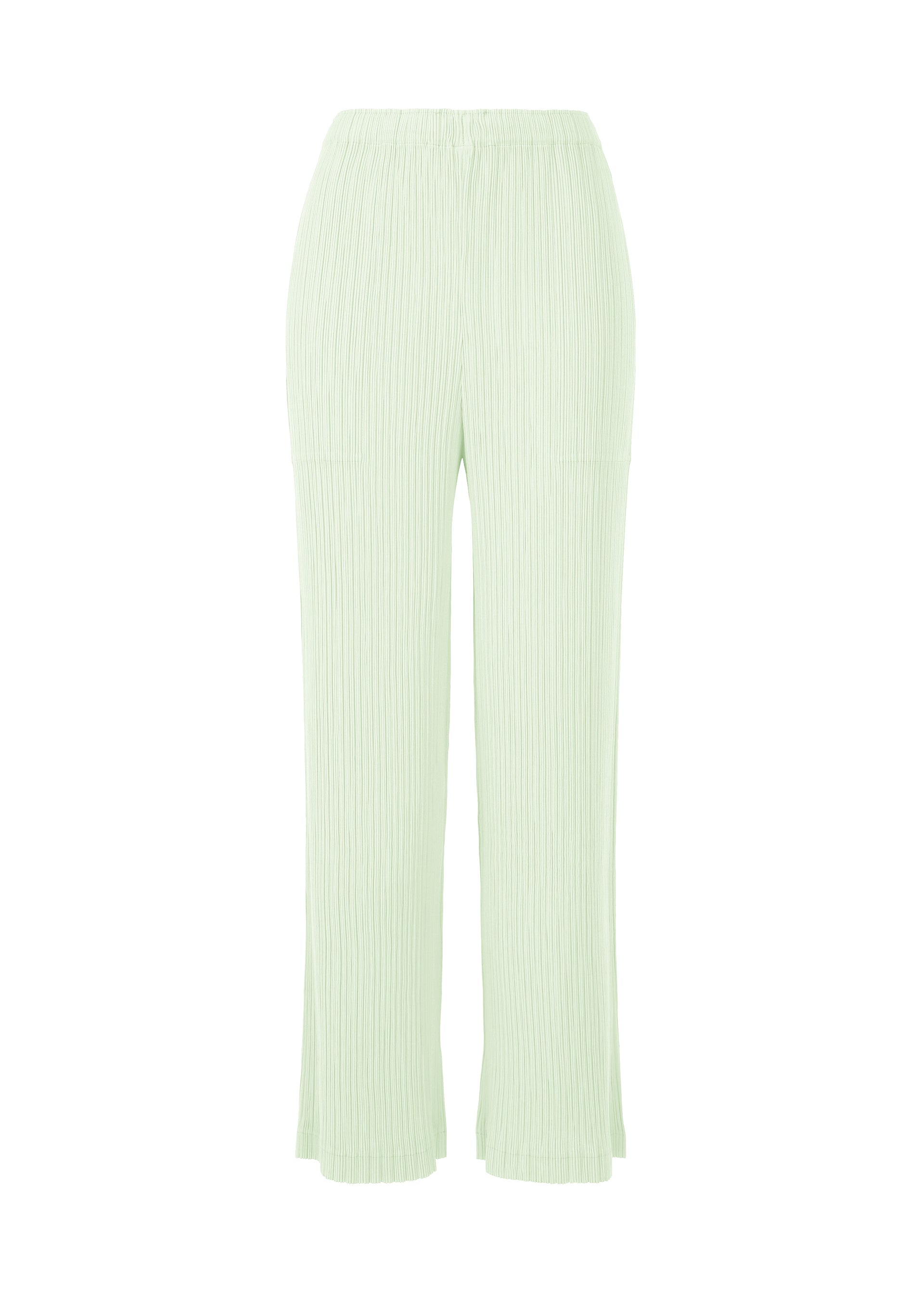 HATCHING PLEATS、ウィメンズ_パンツ、グリーン