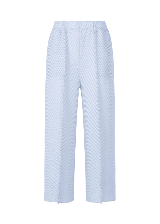 SOFT FOLD PLEATS、ウィメンズ_パンツ、ブルー