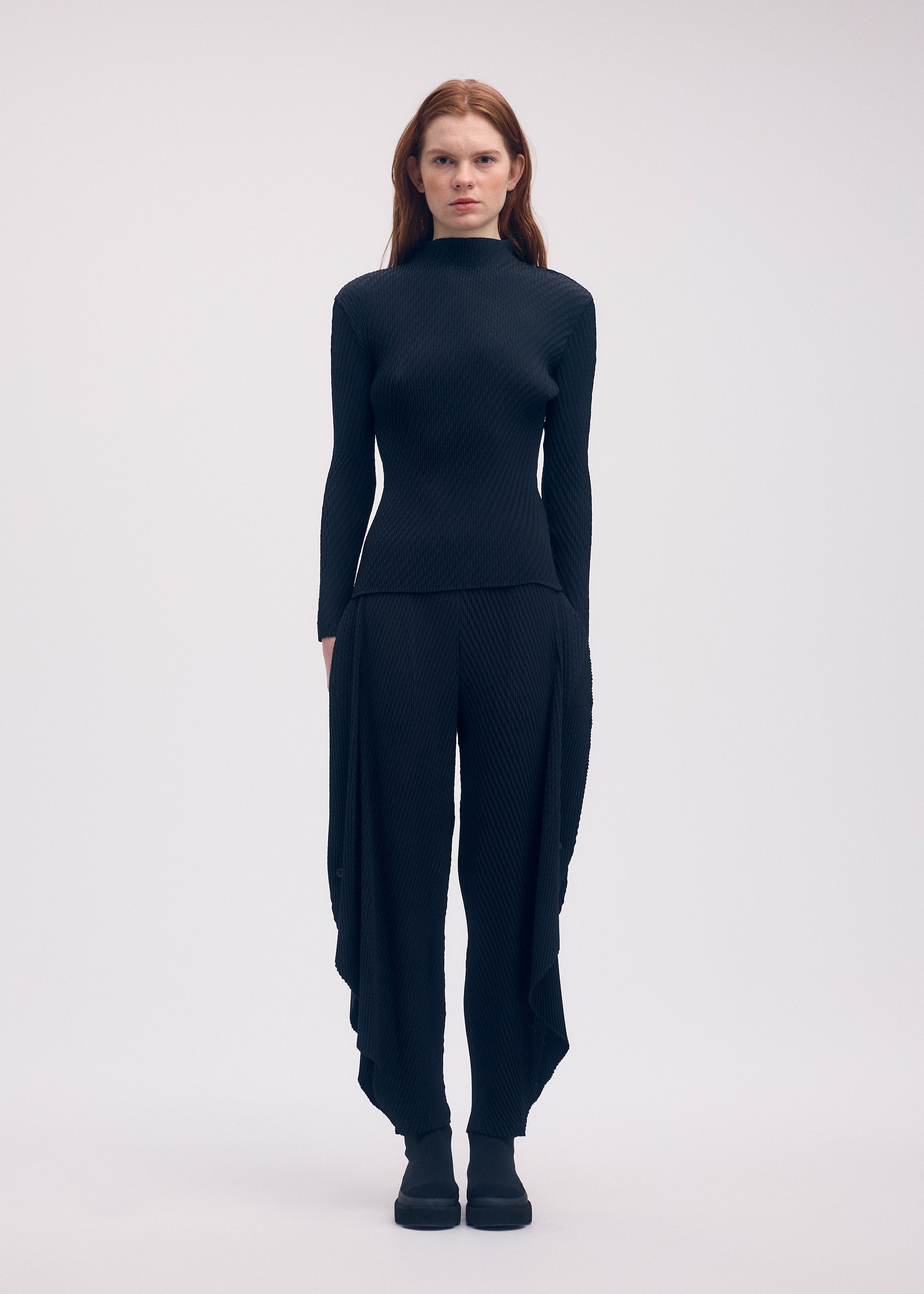 90s 92SS ISSEY MIYAKE インディゴ 変形 パンツ スラックス ISSEY MIYAKE MEN PANTS STYLE | HUES 福岡セレクトショップ