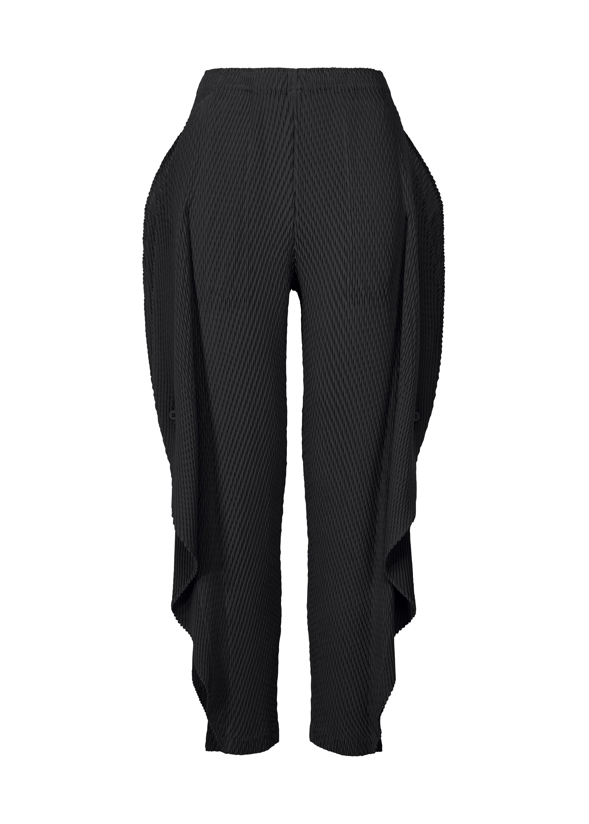 ORBICULAR PLEATS、ウィメンズ_パンツ、ブラック