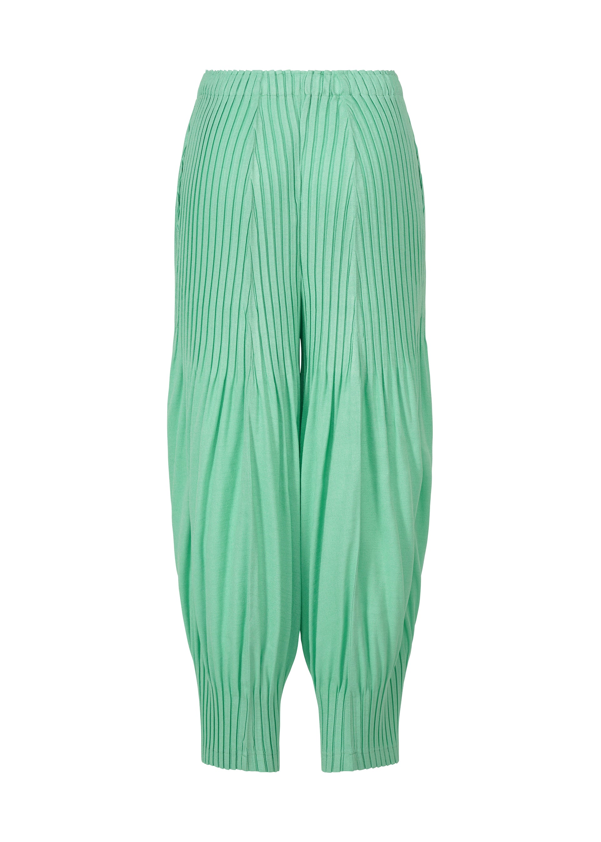 LINEN LIKE PLEATS、ウィメンズ_パンツ、ディテール画像1