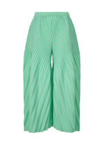 LINEN LIKE PLEATS、ウィメンズ_パンツ、グリーン