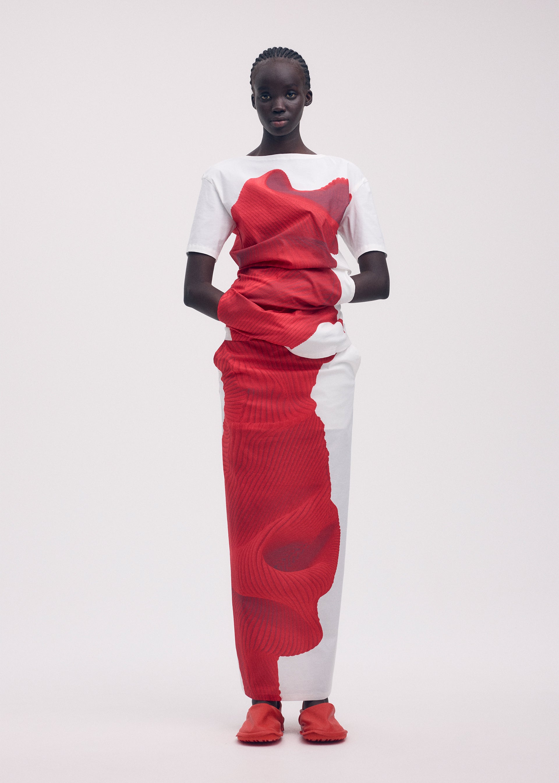極美品✨ISSEY MIYAKE プリーツ ロングスカート フレア レ
