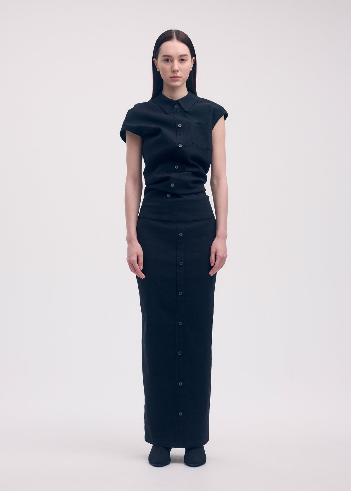 LIKE TORSO LIKE SHIRT、ウィメンズ_スカート、着用画像1