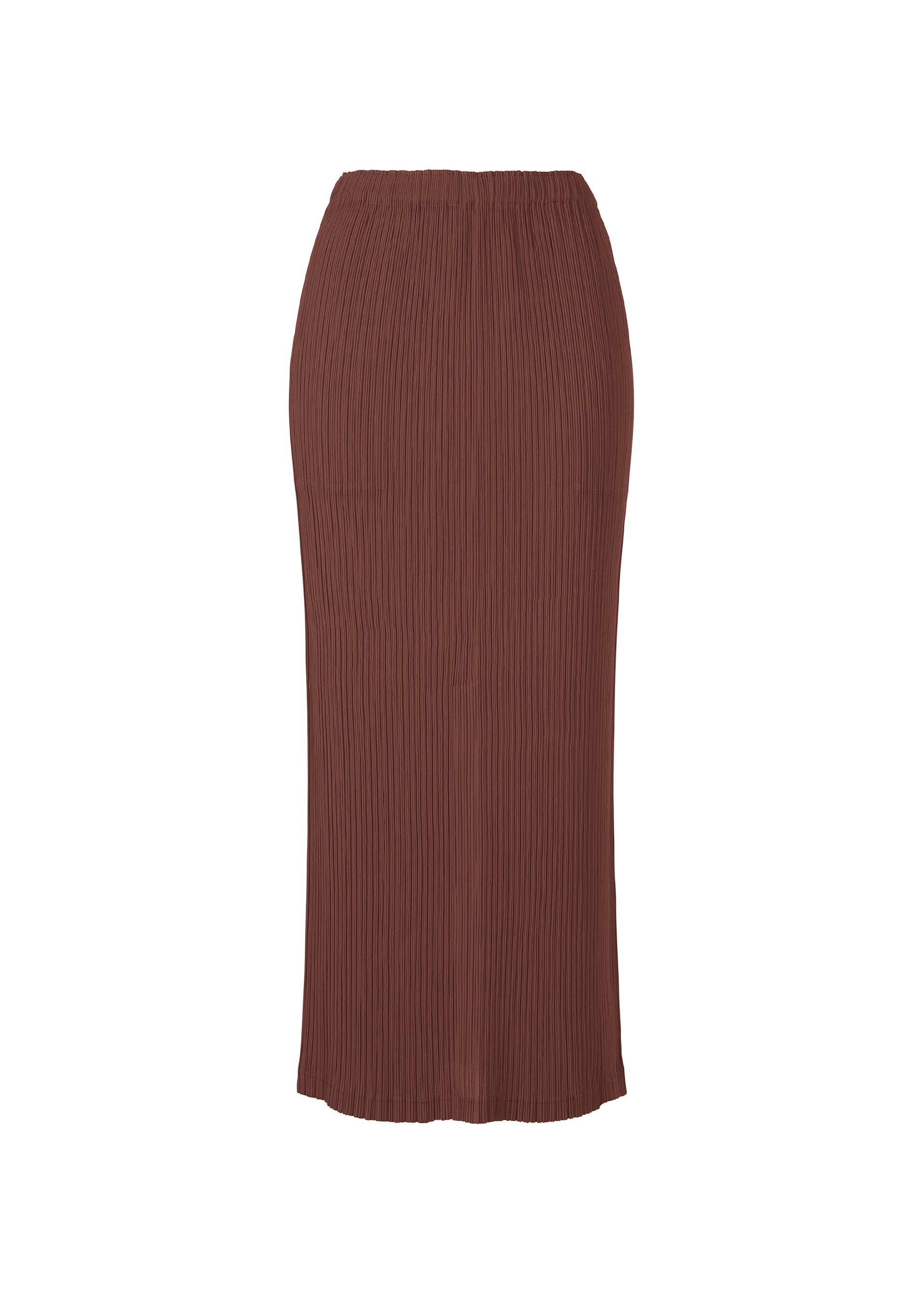 HATCHING PLEATS、ウィメンズ_スカート、ブラウン