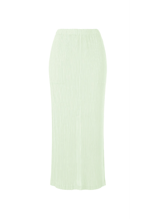 HATCHING PLEATS、ウィメンズ_スカート、グリーン