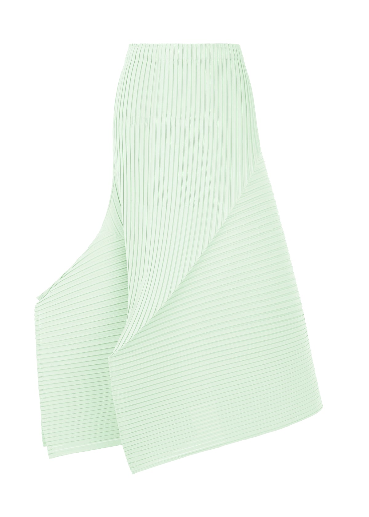 FOLD PLEATS、ウィメンズ_スカート、グリーン
