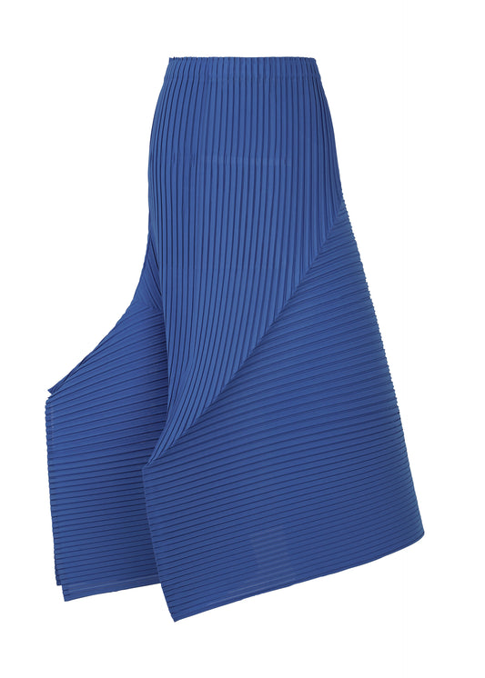 FOLD PLEATS、ウィメンズ_スカート、ブルー