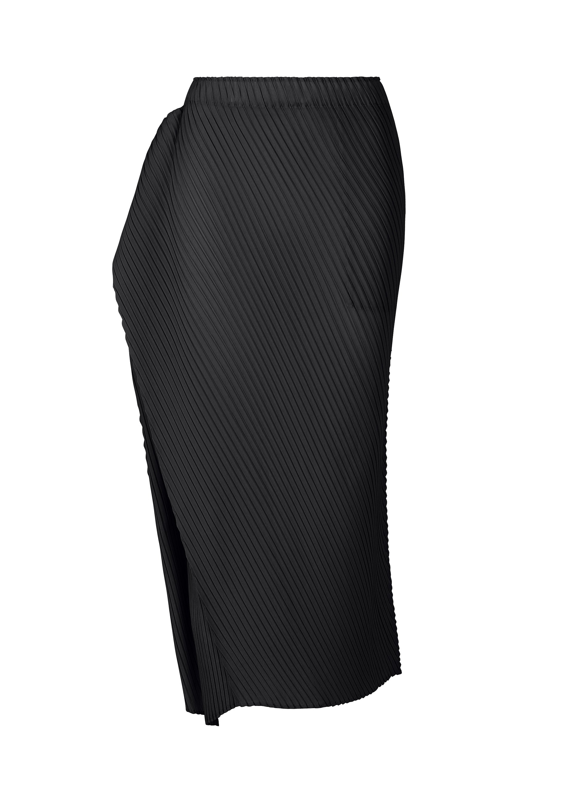 SOFT FOLD PLEATS、ウィメンズ_スカート、ブラック