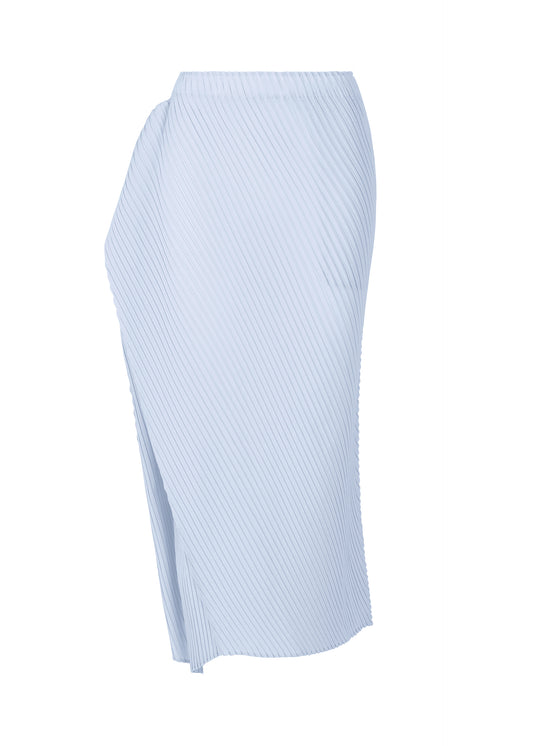 SOFT FOLD PLEATS、ウィメンズ_スカート、ブルー