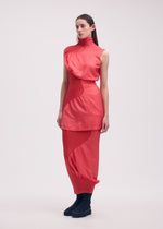 KNIT (CONTOUR) PLEATS、ウィメンズ_スカート、着用画像2