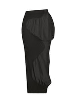 KNIT (CONTOUR) PLEATS、ウィメンズ_スカート、ブラック