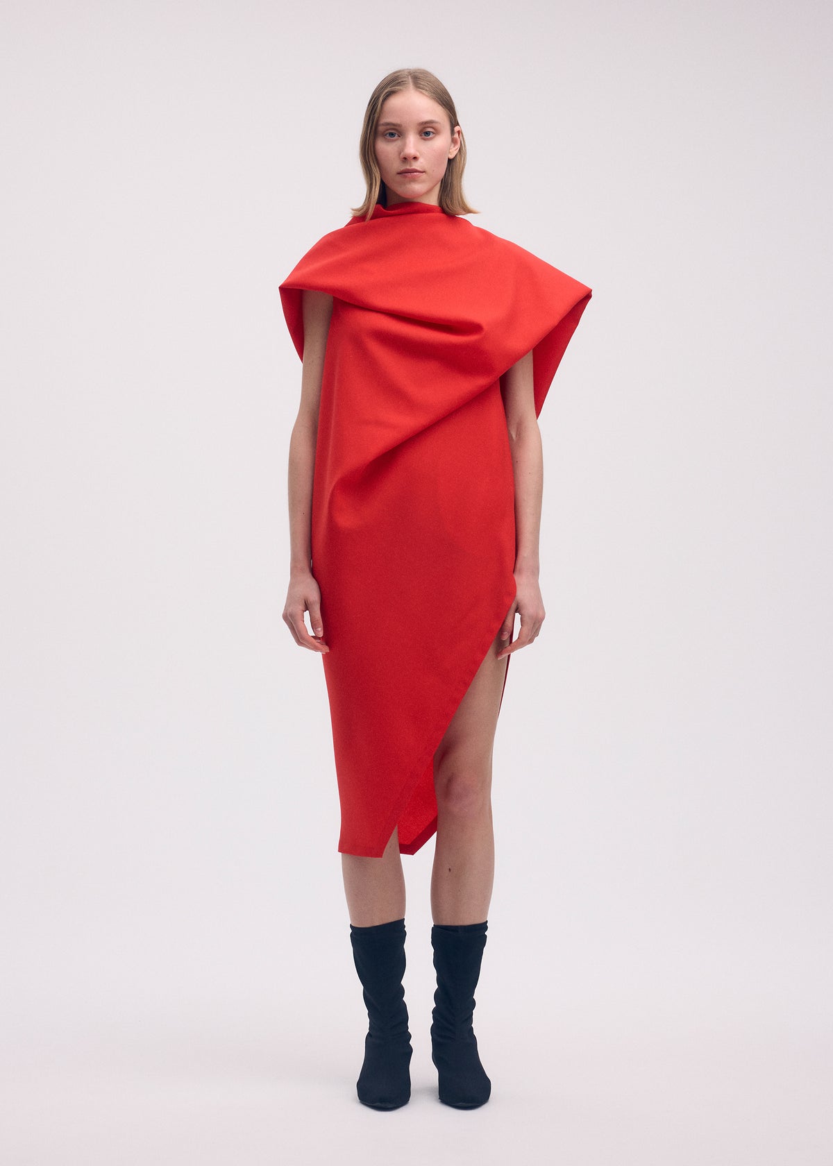 UNI-FORM (WOOL)、ウィメンズ_ワンピース、着用画像1