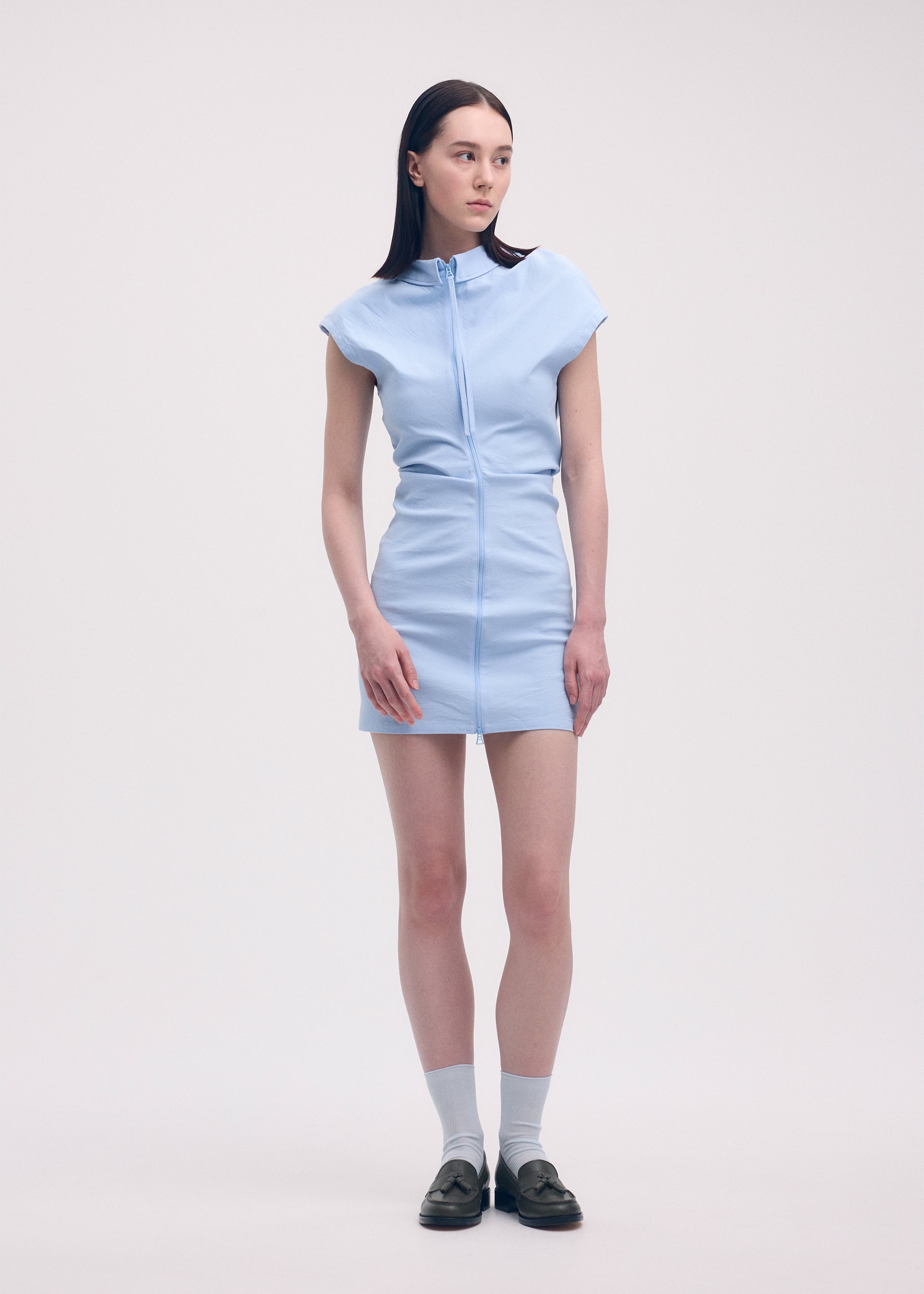 LIKE TORSO LIKE SHIRT、ウィメンズ_ワンピース、着用画像2