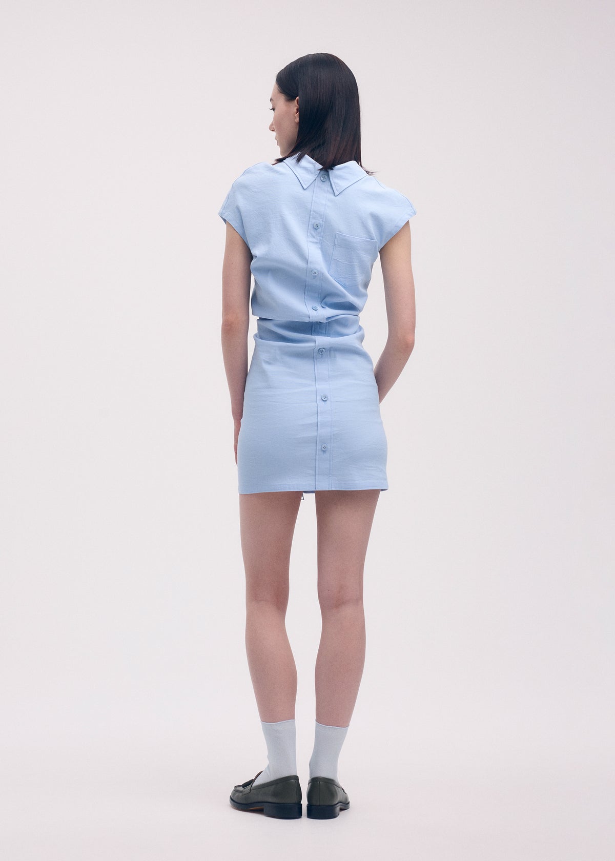 LIKE TORSO LIKE SHIRT、ウィメンズ_ワンピース、着用画像3