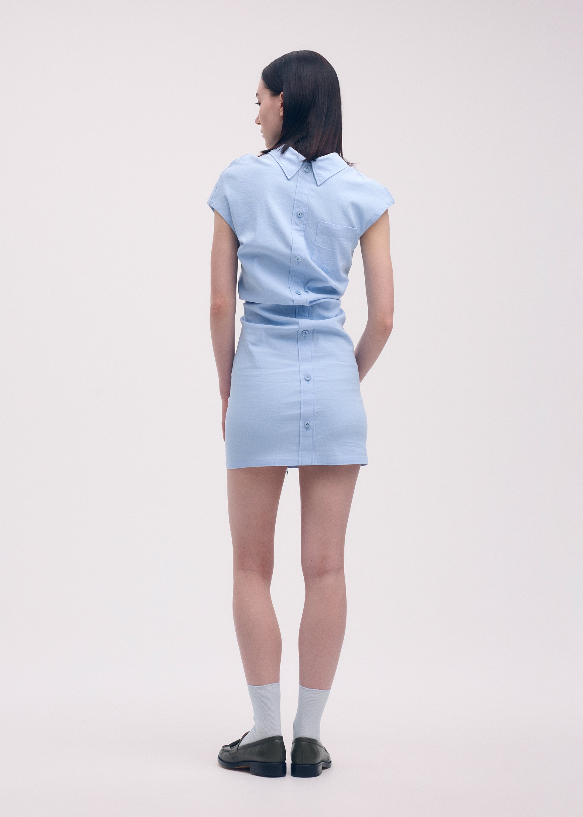 LIKE TORSO LIKE SHIRT、ウィメンズ_ワンピース、着用画像3