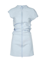 LIKE TORSO LIKE SHIRT、ウィメンズ_ワンピース、ブルー