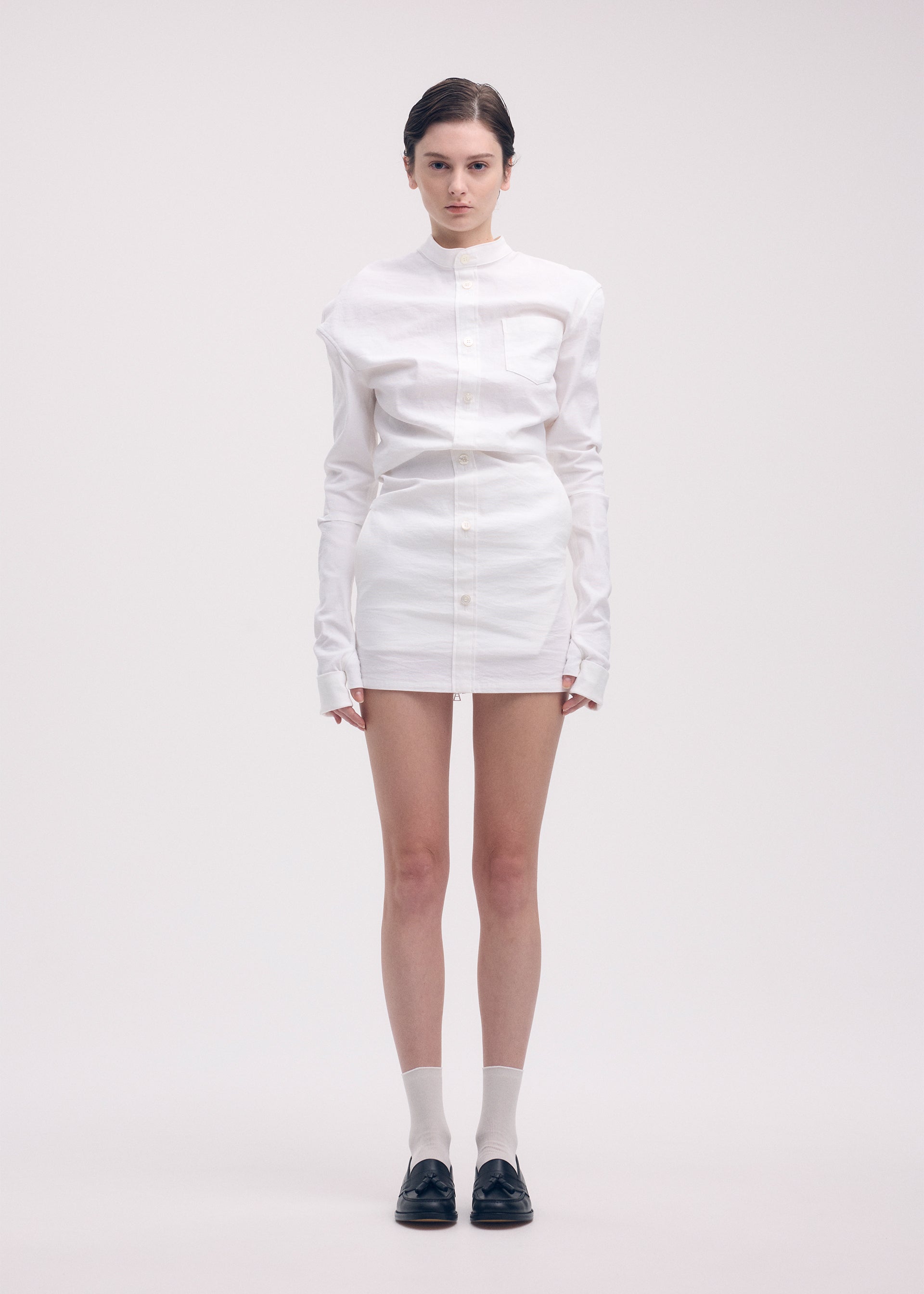 LIKE TORSO LIKE SHIRT、ウィメンズ_ワンピース、着用画像1
