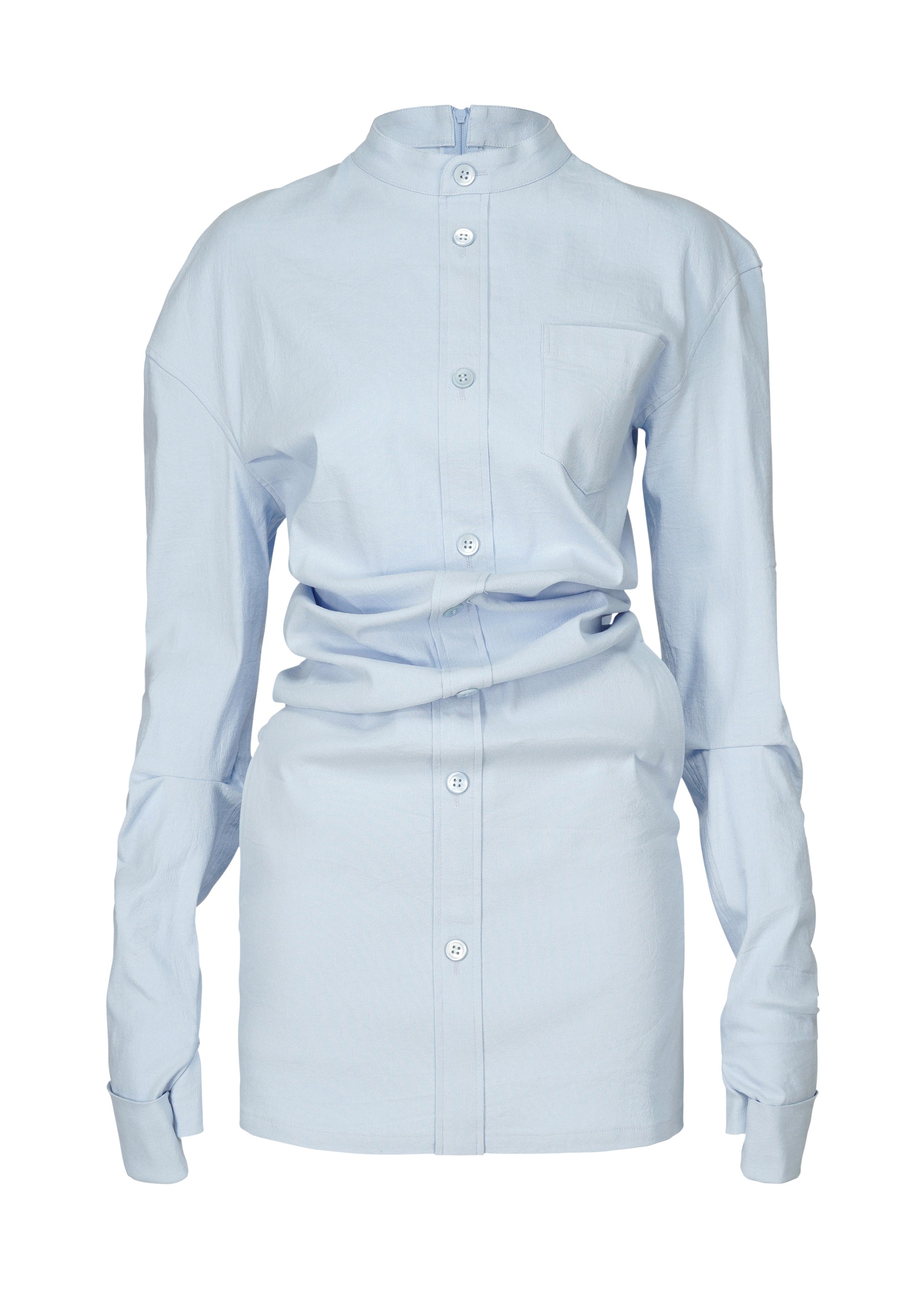 LIKE TORSO LIKE SHIRT、ウィメンズ_ワンピース、ブルー