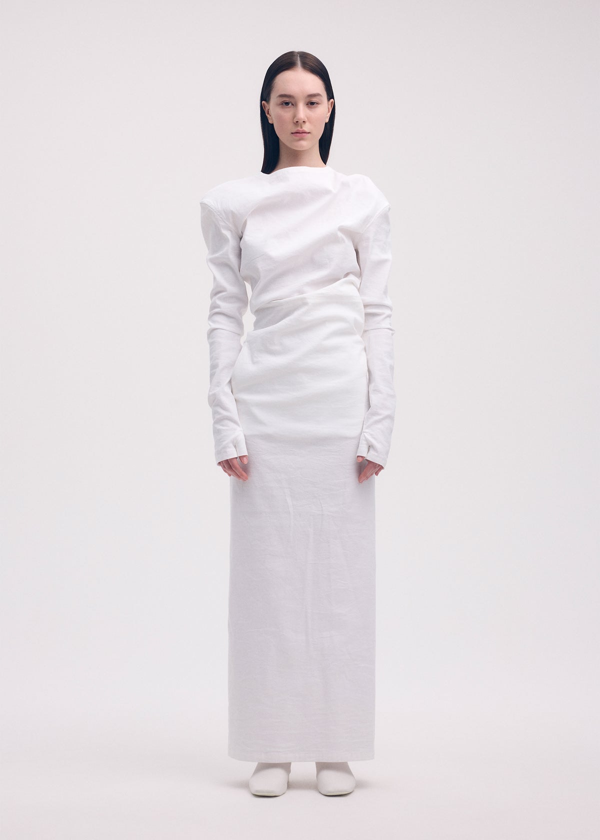 LIKE TORSO LIKE SHIRT、ウィメンズ_ワンピース、着用画像1