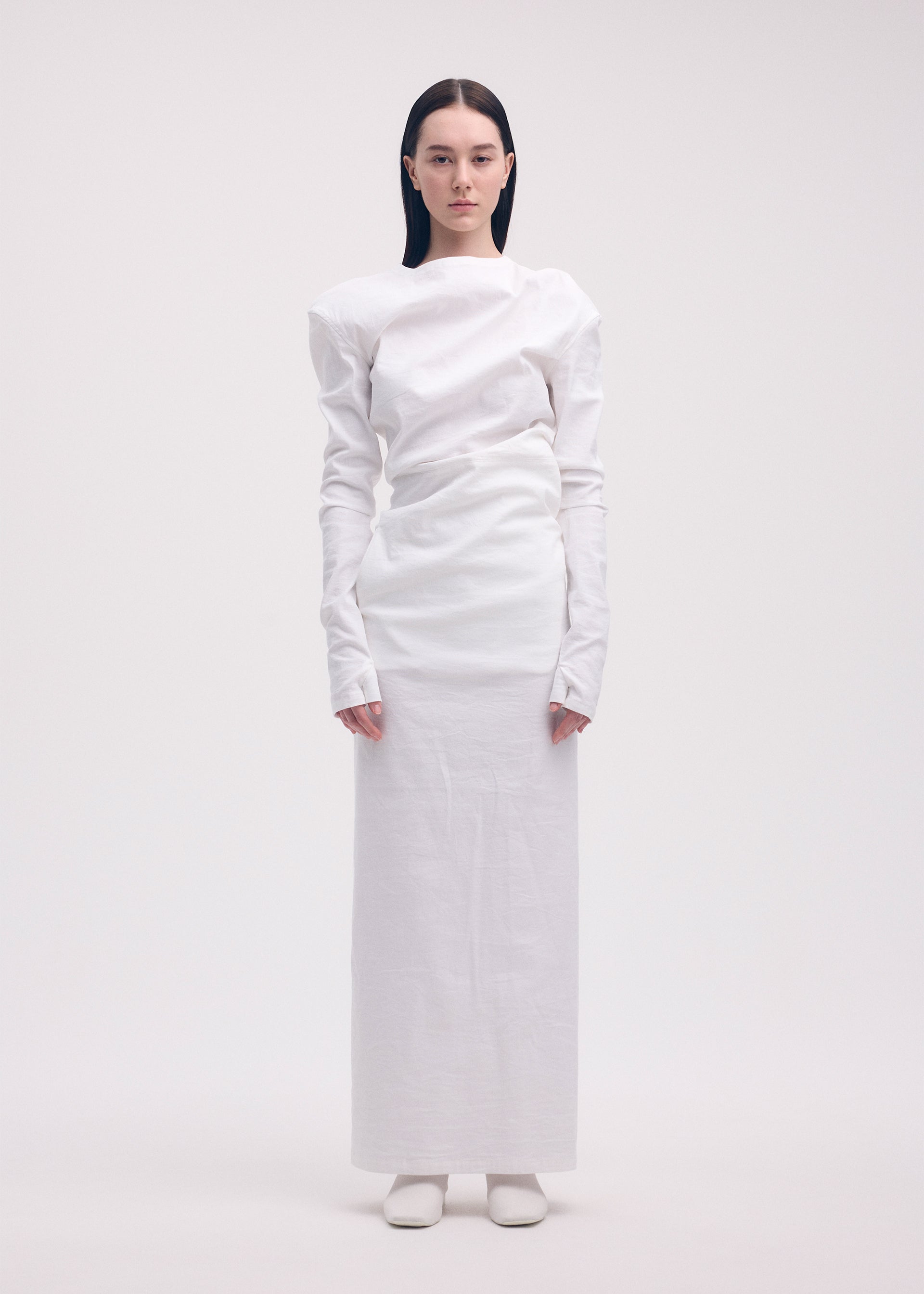 LIKE TORSO LIKE SHIRT、ウィメンズ_ワンピース、着用画像1