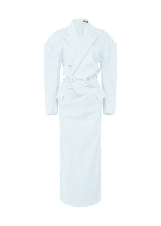 LIKE TORSO LIKE BLAZER、ウィメンズ_ワンピース、ブルー