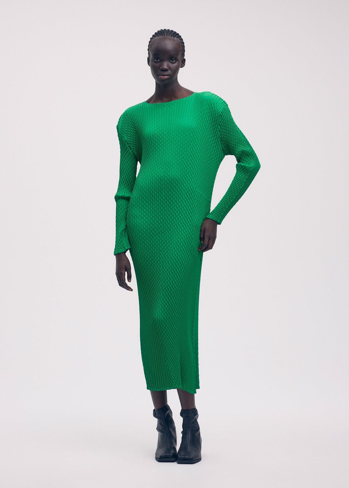 SLEEK PLEATS、ウィメンズ_ワンピース、着用画像2