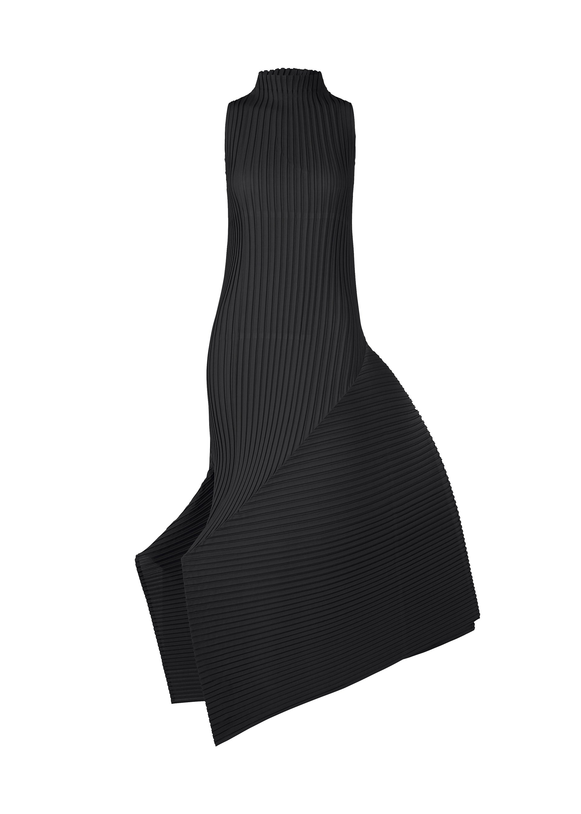 FOLD PLEATS、ウィメンズ_ワンピース、ブラック