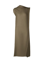 SOFT FOLD PLEATS、ウィメンズ_ワンピース、カーキ