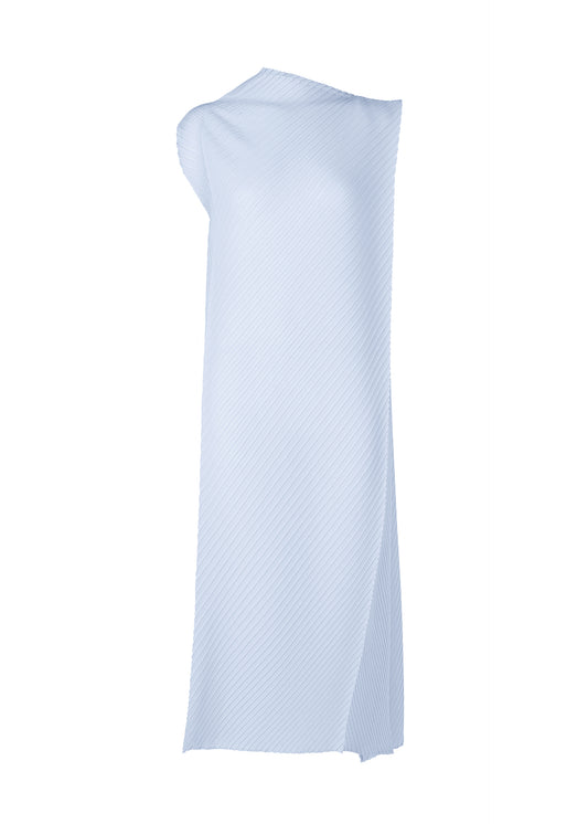 SOFT FOLD PLEATS、ウィメンズ_ワンピース、ブルー