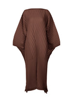 WAVE PLEATS、ウィメンズ_ワンピース、ブラウン