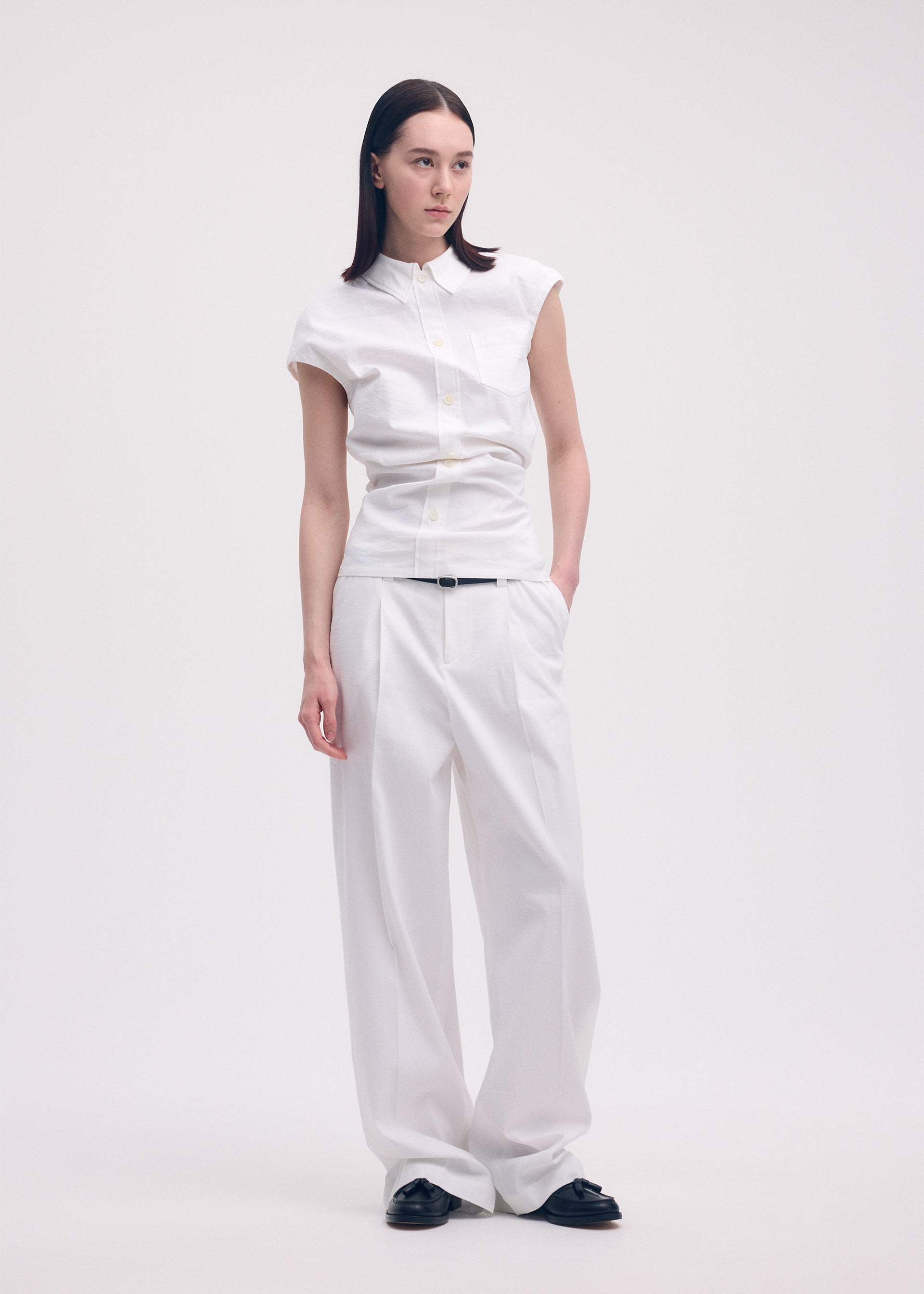 LIKE TORSO LIKE SHIRT、ウィメンズ_トップス_トップ、着用画像2
