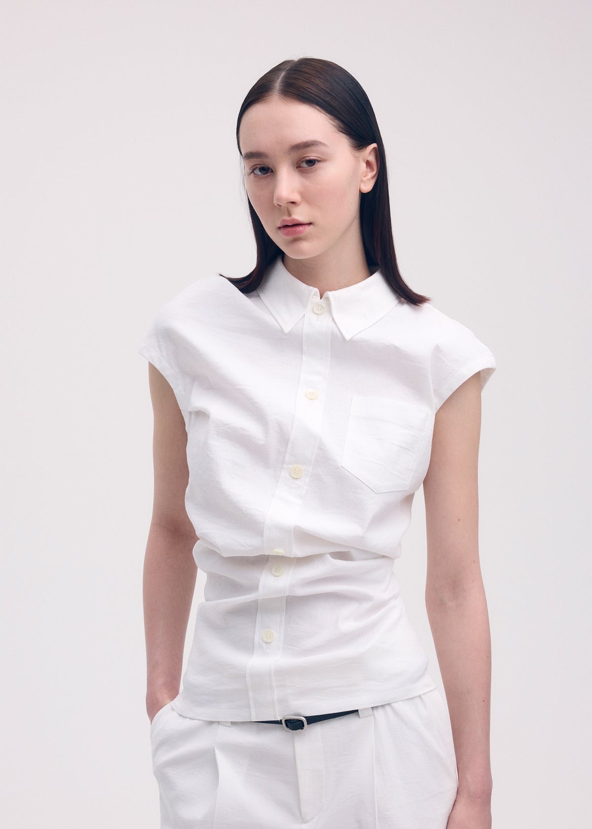 LIKE TORSO LIKE SHIRT、ウィメンズ_トップス_トップ、着用画像3