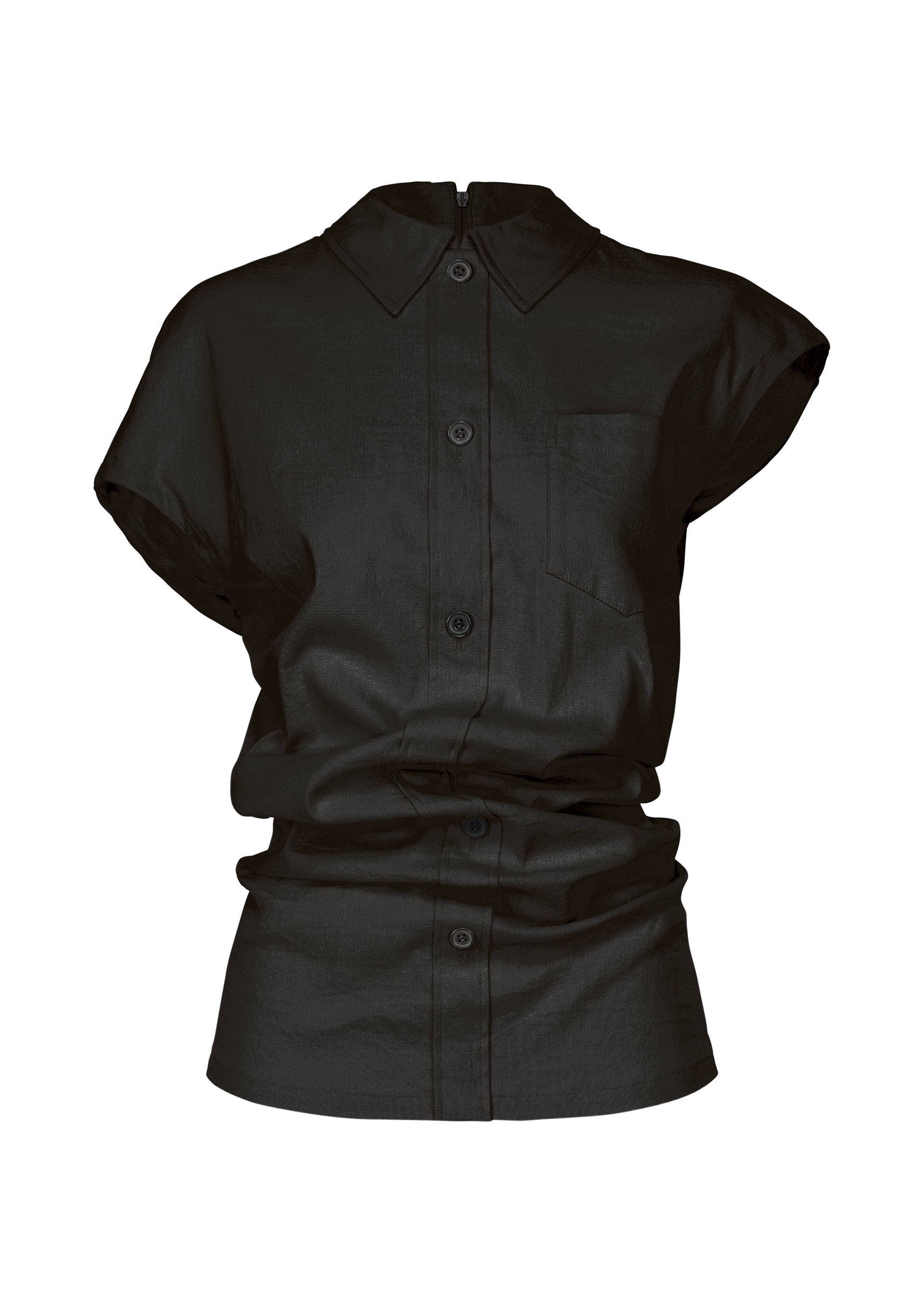 LIKE TORSO LIKE SHIRT、ウィメンズ_トップス_トップ、ブラック