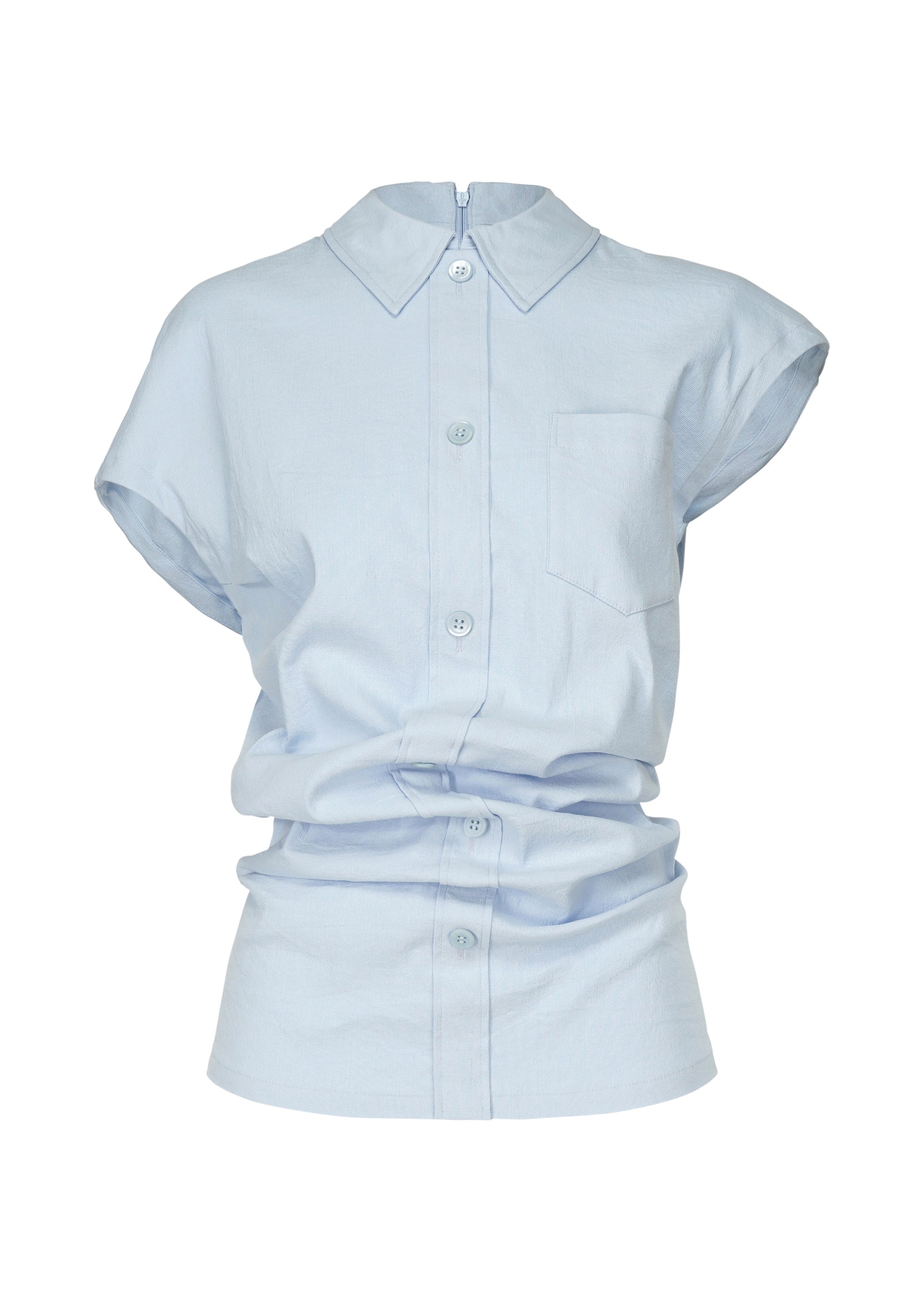 LIKE TORSO LIKE SHIRT、ウィメンズ_トップス_トップ、ブルー