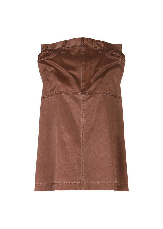 PSEUDO JEANS、ウィメンズ_トップス_トップ、ブラウン