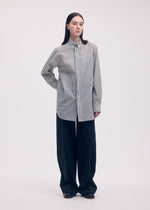 ODD SHIRT (STRIPES)、ウィメンズ_トップス_シャツ、着用画像2