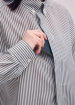 ODD SHIRT (STRIPES)、ウィメンズ_トップス_シャツ、着用画像3