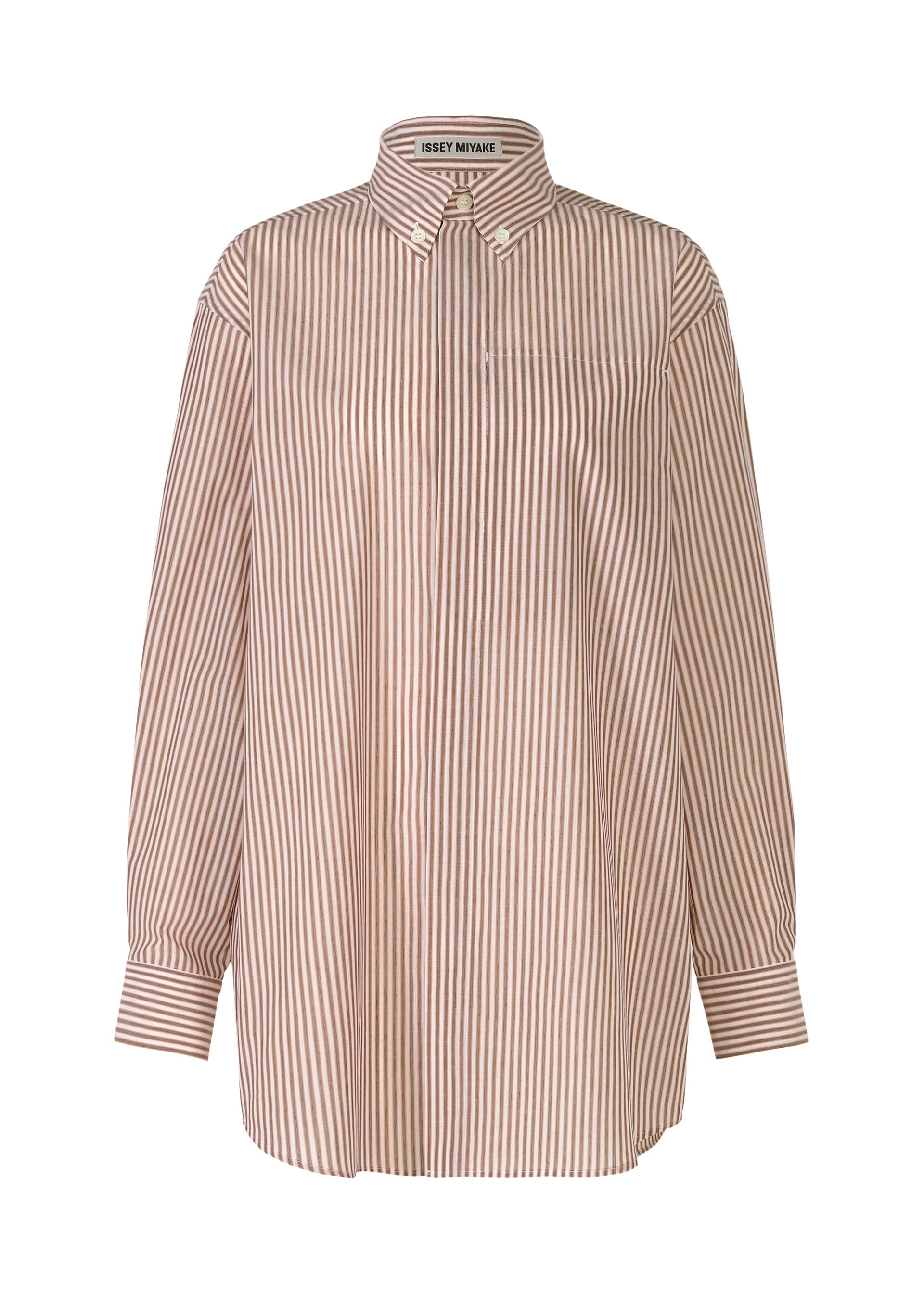 ODD SHIRT (STRIPES)、ウィメンズ_トップス_シャツ、レッド