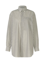 ODD SHIRT (STRIPES)、ウィメンズ_トップス_シャツ、カーキ