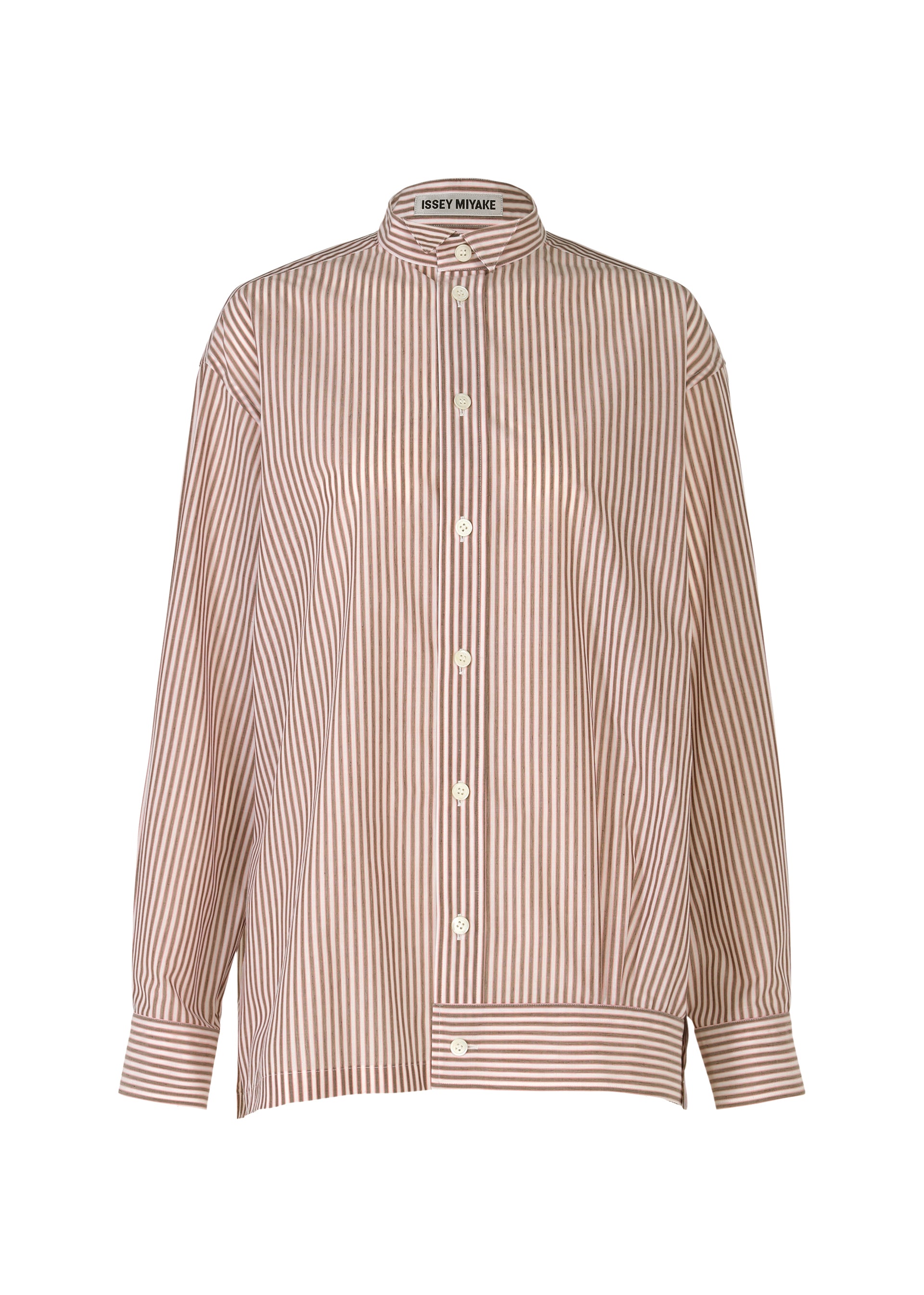 ODD SHIRT (STRIPES)、ウィメンズ_トップス_シャツ、レッド