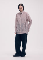 ODD SHIRT (STRIPES)、ウィメンズ_トップス_シャツ、着用画像2