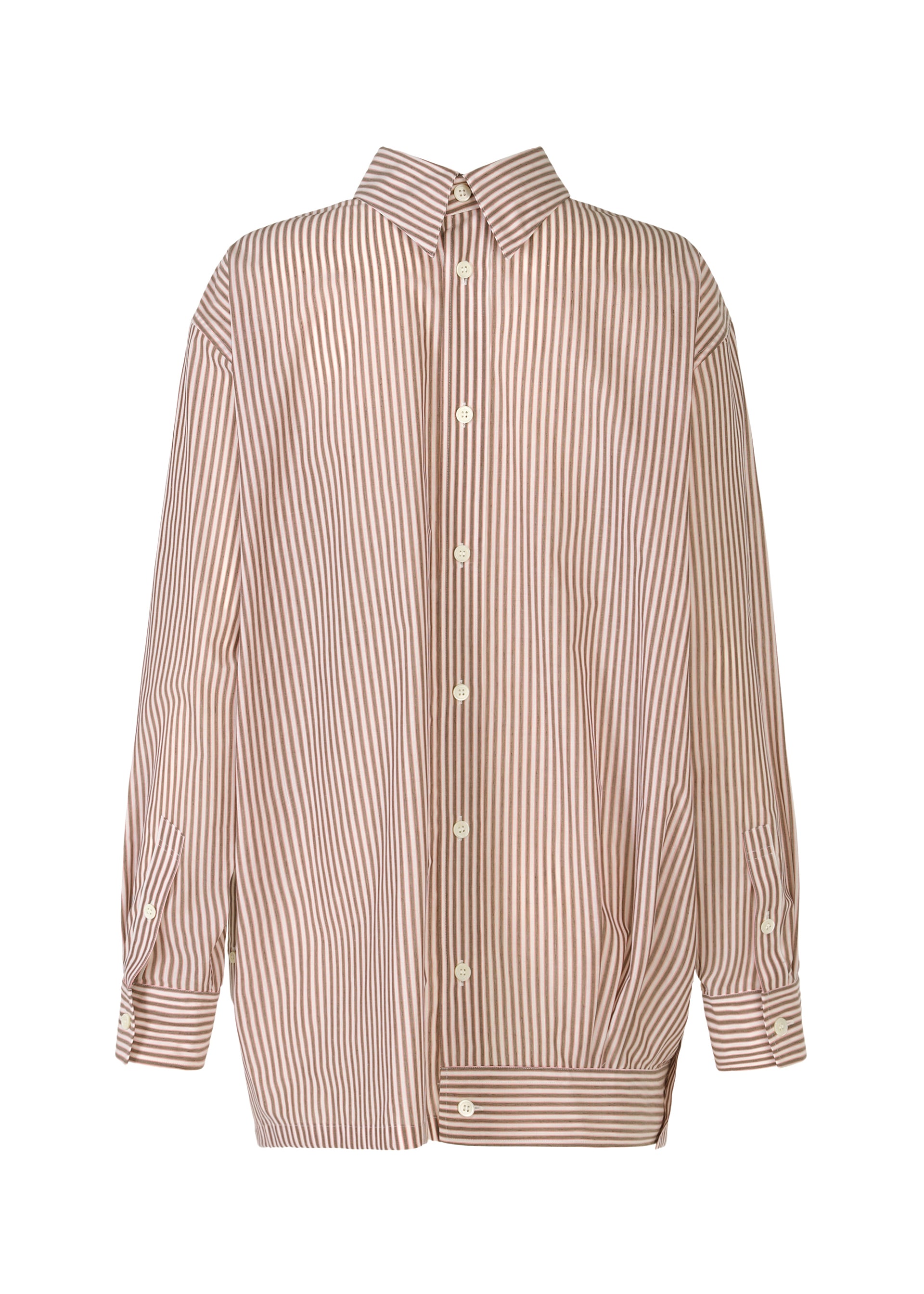 ODD SHIRT (STRIPES)、ウィメンズ_トップス_シャツ、ディテール画像1