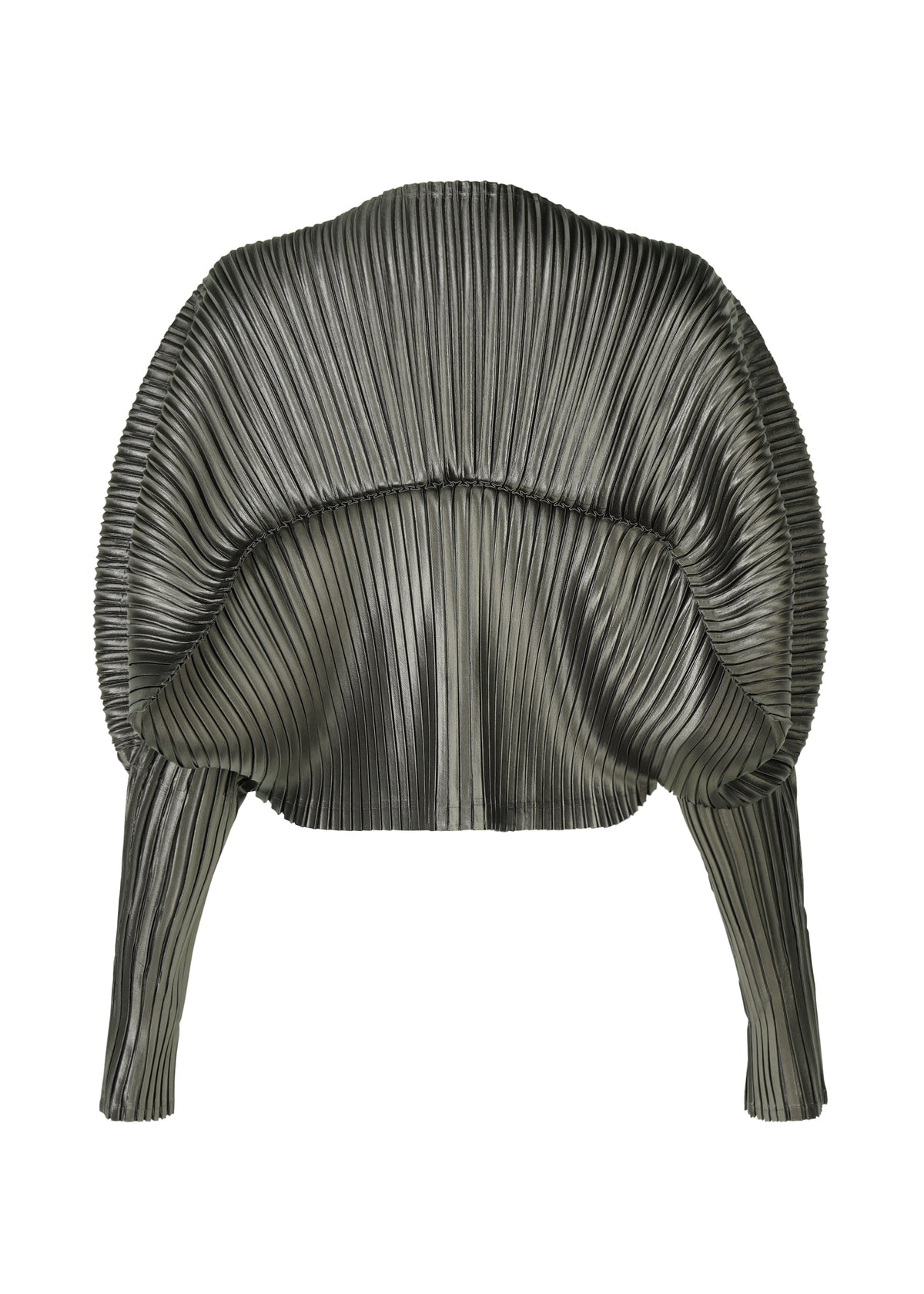 GLOSSED METAL PLEATS、ウィメンズ_トップス_トップ、ディテール画像1