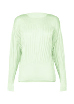 SUEDE LIKE PUFF PLEATS、ウィメンズ_トップス_トップ、グリーン