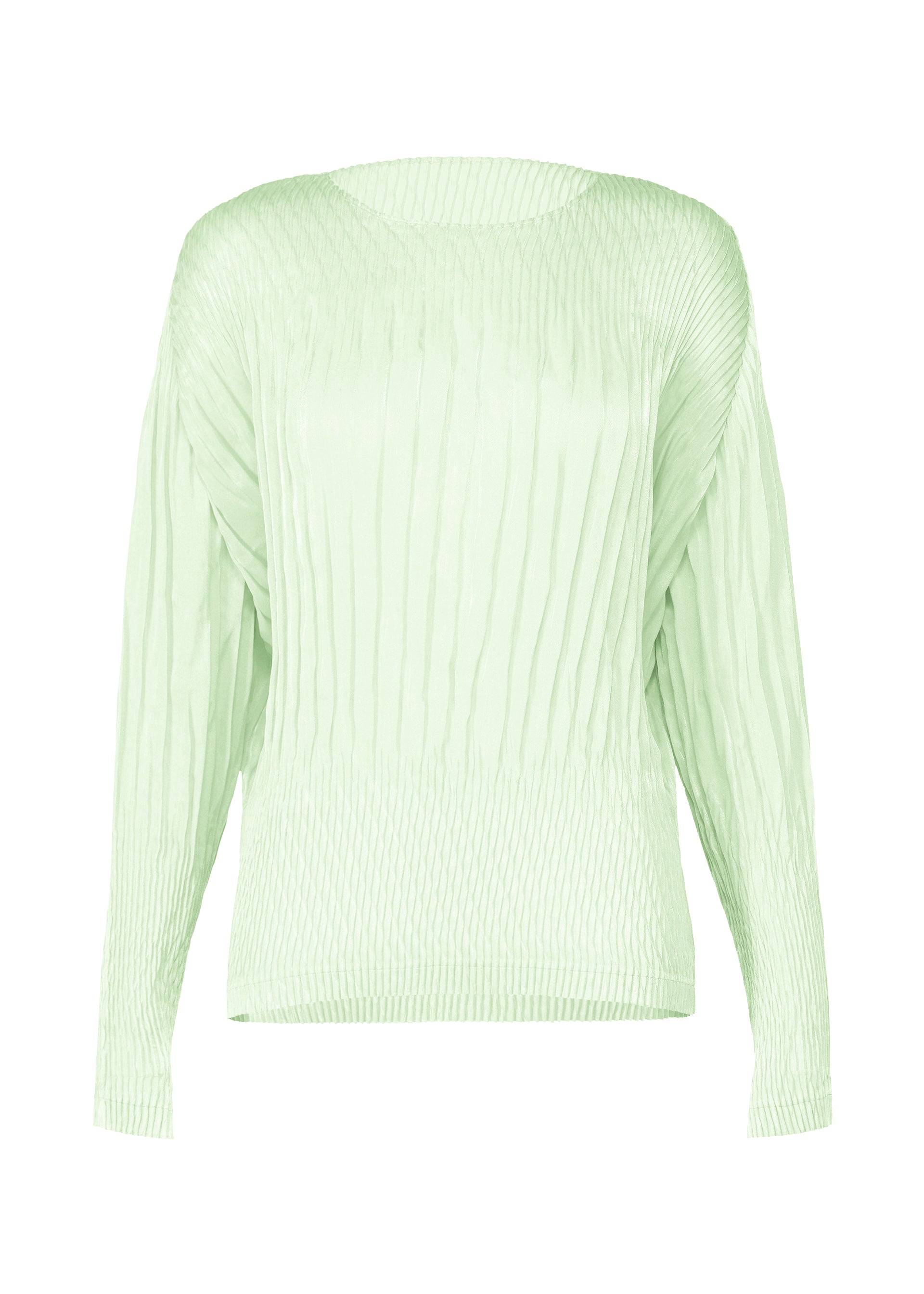 SUEDE LIKE PUFF PLEATS、ウィメンズ_トップス_トップ、グリーン