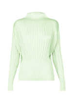 SUEDE LIKE PUFF PLEATS、ウィメンズ_トップス_トップ、グリーン