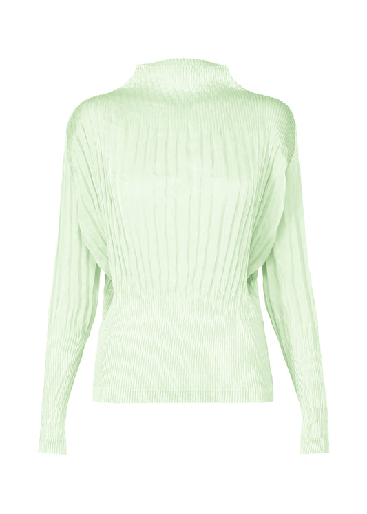 SUEDE LIKE PUFF PLEATS、ウィメンズ_トップス_トップ、グリーン
