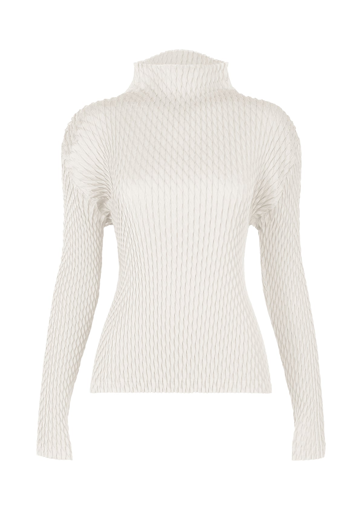 SLEEK PLEATS、ウィメンズ_トップス_トップ、ホワイト