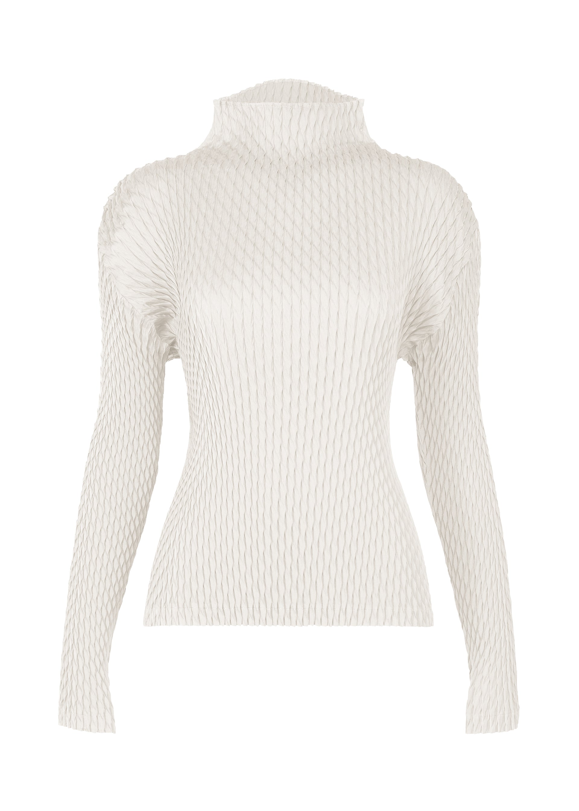 SLEEK PLEATS、ウィメンズ_トップス_トップ、ホワイト